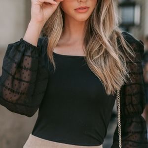 AMARYLLIS ๐ฎMelanie Mesh Top, BLOUSE, shirt